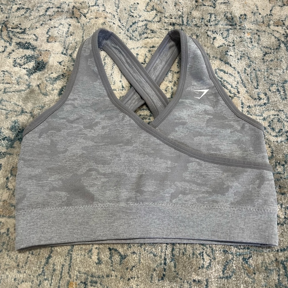 Gymshark Camo Seamless Sports Bra (M)